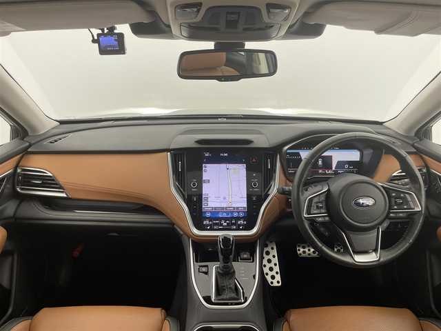 スバル アウトバック リミテッドEX 富山県 2022(令4)年 6.3万km ガンＭ 純正11.6型ナビ（AM/FM/USB/AUX/AppleCarplay/AndroidAuto/フルセグTV/Harman/kardonサウンド/アラウンドビューモニター/電動パノラマルーフ/社外AW付き冬タイヤ積込（2022年製残7mm）/アイサイトX搭載/プリクラッシュブレーキ/エマージェンシーレーンキープアシスト/アダプティブクルーズコントロール/オートマチックハイビーム/LEDヘッドライト/クリアランスソナー/ナッパーレザーシート/全席シートヒーター/ステアリングヒーター/電動リアゲート/ハンズフリーオープンパワーリアゲート/ドライブレコーダー/ETC/スマートキー×２/純正フロアマット/取扱説明書/保証書