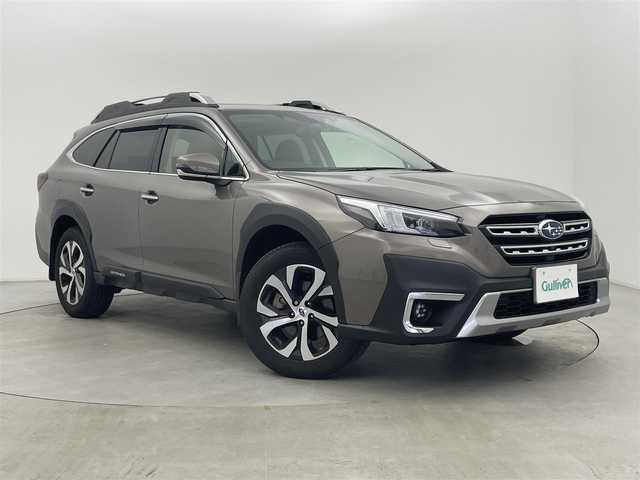 スバル アウトバック リミテッドEX 富山県 2022(令4)年 6.3万km ガンＭ 純正11.6型ナビ（AM/FM/USB/AUX/AppleCarplay/AndroidAuto/フルセグTV/Harman/kardonサウンド/アラウンドビューモニター/電動パノラマルーフ/社外AW付き冬タイヤ積込（2022年製残7mm）/アイサイトX搭載/プリクラッシュブレーキ/エマージェンシーレーンキープアシスト/アダプティブクルーズコントロール/オートマチックハイビーム/LEDヘッドライト/クリアランスソナー/ナッパーレザーシート/全席シートヒーター/ステアリングヒーター/電動リアゲート/ハンズフリーオープンパワーリアゲート/ドライブレコーダー/ETC/スマートキー×２/純正フロアマット/取扱説明書/保証書