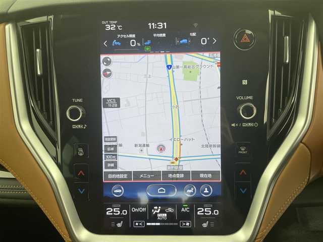 スバル アウトバック リミテッドEX 富山県 2022(令4)年 6.3万km ガンＭ 純正11.6型ナビ（AM/FM/USB/AUX/AppleCarplay/AndroidAuto/フルセグTV/Harman/kardonサウンド/アラウンドビューモニター/電動パノラマルーフ/社外AW付き冬タイヤ積込（2022年製残7mm）/アイサイトX搭載/プリクラッシュブレーキ/エマージェンシーレーンキープアシスト/アダプティブクルーズコントロール/オートマチックハイビーム/LEDヘッドライト/クリアランスソナー/ナッパーレザーシート/全席シートヒーター/ステアリングヒーター/電動リアゲート/ハンズフリーオープンパワーリアゲート/ドライブレコーダー/ETC/スマートキー×２/純正フロアマット/取扱説明書/保証書