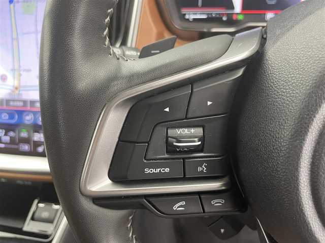 スバル アウトバック リミテッドEX 富山県 2022(令4)年 6.3万km ガンＭ 純正11.6型ナビ（AM/FM/USB/AUX/AppleCarplay/AndroidAuto/フルセグTV/Harman/kardonサウンド/アラウンドビューモニター/電動パノラマルーフ/社外AW付き冬タイヤ積込（2022年製残7mm）/アイサイトX搭載/プリクラッシュブレーキ/エマージェンシーレーンキープアシスト/アダプティブクルーズコントロール/オートマチックハイビーム/LEDヘッドライト/クリアランスソナー/ナッパーレザーシート/全席シートヒーター/ステアリングヒーター/電動リアゲート/ハンズフリーオープンパワーリアゲート/ドライブレコーダー/ETC/スマートキー×２/純正フロアマット/取扱説明書/保証書