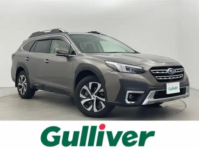 スバル アウトバック リミテッドEX 富山県 2022(令4)年 6.3万km 茶Ｍ 純正11.6型ナビ（AM/FM/USB/AUX/AppleCarplay/AndroidAuto/フルセグTV/Harman/kardonサウンド/アラウンドビューモニター/電動パノラマルーフ/社外AW付き冬タイヤ積込（2022年製残7mm）/アイサイトX搭載/プリクラッシュブレーキ/エマージェンシーレーンキープアシスト/アダプティブクルーズコントロール/オートマチックハイビーム/LEDヘッドライト/クリアランスソナー/ナッパーレザーシート/全席シートヒーター/ステアリングヒーター/電動リアゲート/ハンズフリーオープンパワーリアゲート/ドライブレコーダー/ETC/スマートキー×２/純正フロアマット/取扱説明書/保証書