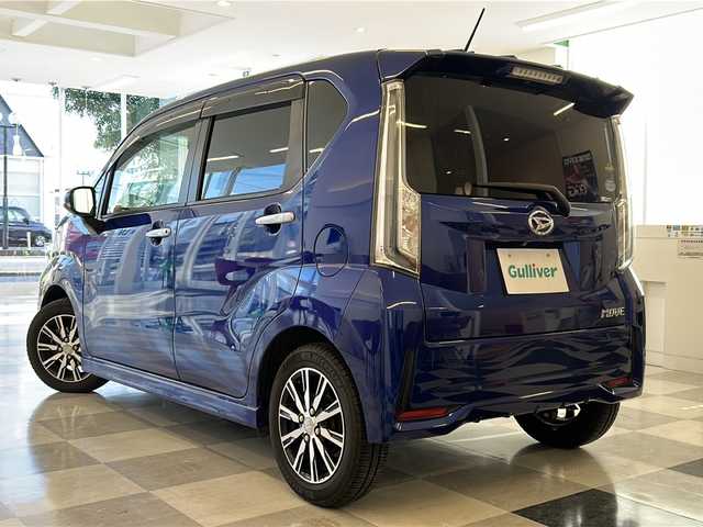 ダイハツ ムーヴ カスタム X LTD SAⅢ 岐阜県 2018(平30)年 8万km ディープブルークリスタルマイカ スマートアシストIII/ディスプレイオーディオ/バックモニター/Bluetooth/プッシュスタート/スマートキー/前後ドライブレコーダー/シートヒーター/ステアリングスイッチ/LEDヘッドライト/オートハイビーム/オートライト/ヘッドライトレベライザー/オートエアコン/ETC/フロアマット/取説・保証書