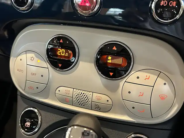 フィアット ５００ マーレブル 宮城県 2017(平29)年 1.6万km 青 限定車専用色：エピックブルー/ワンオーナー/ガラスルーフ/カロッツェリア製メモリナビ/フルセグTV/Bluetooth機能/バックカメラ/バックセンサー/ポルトローナ・フラウ製ブラウンレザーシート/純正15インチAW/キセノンヘッドライト/ETC車載器/キーレスキー