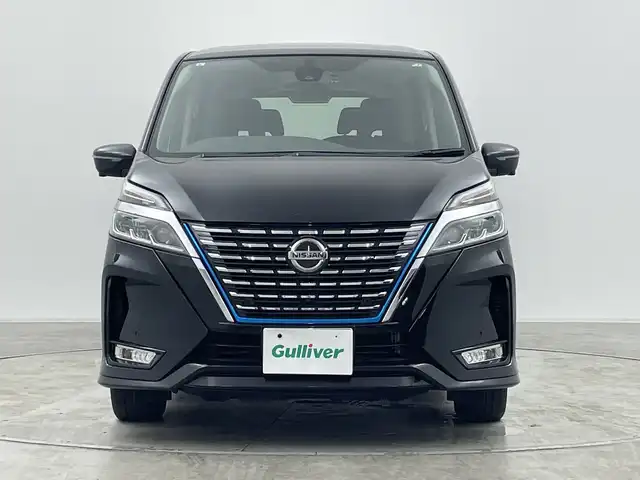 日産 セレナ e－パワー ハイウェイスター V 群馬県 2021(令3)年 3.8万km ダイヤモンドブラック 純正１０型ナビ　純正１１型後席モニター　全周囲カメラ プロパイロット　ハンズフリー両側電動スライドドア　衝突被害軽減ブレーキ　ドライブレコーダー　オートライト　ＬＥＤヘッドライト　ＥＴＣ　スマートキー