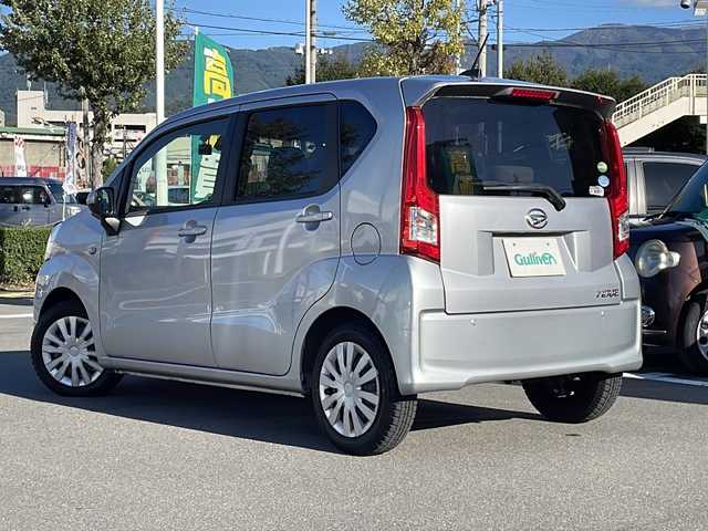 ダイハツ ムーヴ L SAⅢ 長野県 2018(平30)年 1.9万km ブライトシルバーメタリック ケンウッドオーディオ/FM・AM・CD/サマータイヤ積み込み/オートマチックハイビーム/アイドリングストップ/ドライブレコーダー/コーナーセンサー/電動格納ミラー/横滑り防止装置/ベンチシート/リモコンキー/スペアキー