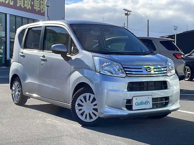 ダイハツ ムーヴ L SAⅢ 長野県 2018(平30)年 1.9万km ブライトシルバーメタリック ケンウッドオーディオ/FM・AM・CD/サマータイヤ積み込み/オートマチックハイビーム/アイドリングストップ/ドライブレコーダー/コーナーセンサー/電動格納ミラー/横滑り防止装置/ベンチシート/リモコンキー/スペアキー