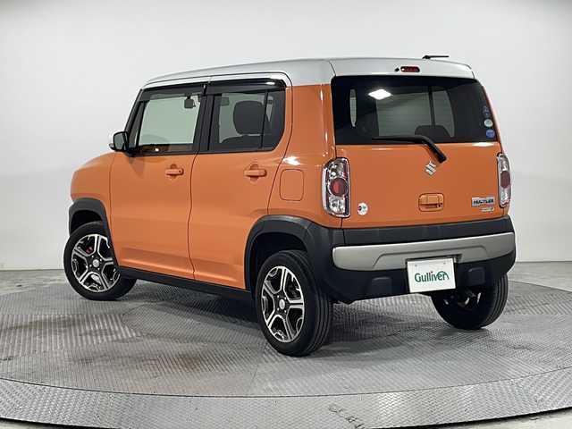 スズキ ハスラー X ターボ 広島県 2015(平27)年 1.9万km パッションオレンジマイカ/スペリアホワイト 社外ナビ/衝突軽減ブレーキ/シートヒーター/HIDヘッドライト/オートライト/スマートキー/ETC/ドライブレコーダー/純正15インチAW/フォグランプ/アイドリングストップ/横滑り防止装置