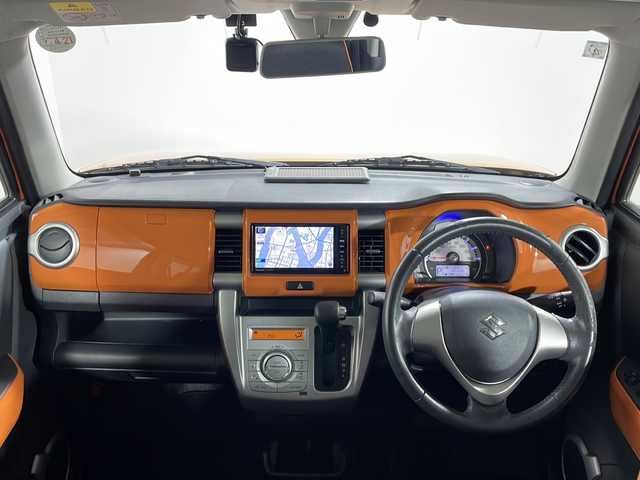 スズキ ハスラー X ターボ 広島県 2015(平27)年 1.9万km パッションオレンジマイカ/スペリアホワイト 社外ナビ/衝突軽減ブレーキ/シートヒーター/HIDヘッドライト/オートライト/スマートキー/ETC/ドライブレコーダー/純正15インチAW/フォグランプ/アイドリングストップ/横滑り防止装置
