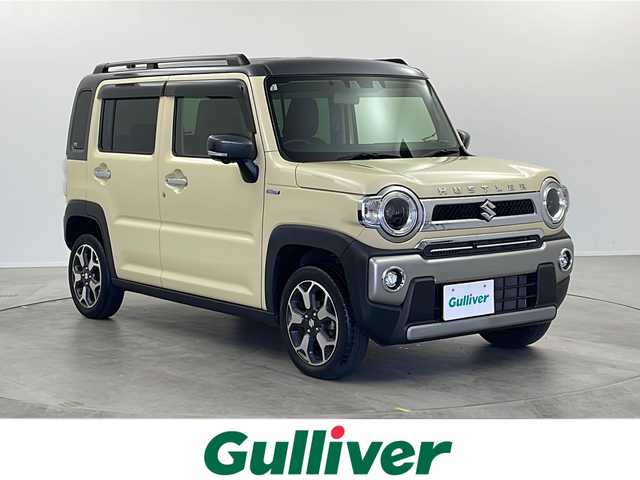 スズキ ハスラー Jスタイル 栃木県 2021(令3)年 3.6万km シフォンアイボリーメタリック/ガンメタリック2トーン 純正9インチHDナビ/・FM/AM CD DVD BT USB フルセグTV/セーフティサポート/・衝突被害軽減ブレーキ/前後ドライブレコーダー/360°プレミアムUV&IRカットガラス/全方位カメラ/前席シートヒーター/ビルトインETC/フルオートエアコン/ルーフレール/アイドリングストップ/ウィンカーミラー/ドアバイザー