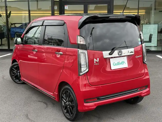 ホンダ Ｎ ＷＧＮ カスタムGターボ SS 2トーンカラースタイルP 栃木県 2017(平29)年 1.8万km ミラノレッド 後期型/ターボ車/ツートンカラー/あんしんパッケージ/KENWOODナビ/DVD再生機能/Bluetoothオーディオ/ステアリングリモコン/バックカメラ/クルーズコントロール/オートリトラミラー/USB入力端子×2/パドルシフト/ビルトインETC/CTBA/専用ハーフレザーシート/HIDヘッドライト/LEDフォグランプ/スマートキー×2/純正フロアマット/純正15インチAW