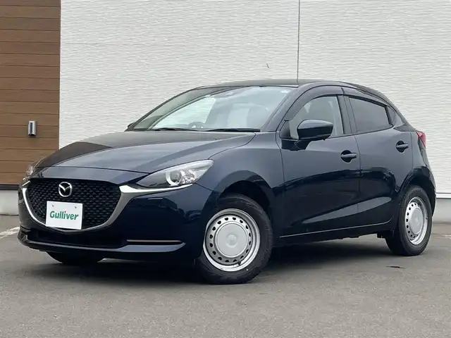 マツダ マツダ２ XD 秋田県 2020(令2)年 5.4万km ディープクリスタルブルーマイカ ４WD/ターボ/LEDヘッドライト/衝突軽減システム/スマートキー/アイドリングストップ/コーナーセンサー/レーンキープアシスト/プッシュスタート/MTモード付AT/ステアリングスイッチ/純正フロアマット/純正ドアバイザー/オートライト/オートエアコン/パワーステアリング/パワーウィンドウ/横滑り防止/電動格納ウィンカーミラー