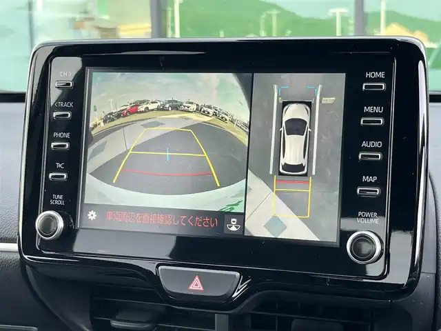 トヨタ ヤリス ハイブリッド Z 香川県 2020(令2)年 5万km ホワイトパールクリスタルシャイン 登録時走行距離：49439km/純正ナビゲーション/→BT接続/→フルセグTV/全方位カメラ/LEDヘッドライト/トヨタセーフティセンス/→アンチロックブレーキ/→ブレーキアシスト/→衝突安全ボディー/→盗難防止システム/→トラクションコントロール/→前席シートベルトプリテンショナー/→前席シートベルトフォースリミッター/ステアリングリモコン/ステアリングチルト機構/ステアリングテレスコピック機構/プッシュスタート/スマートキー