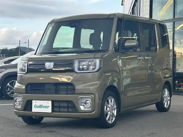 ダイハツ ウェイク L VS SAⅢ 愛媛県 2022(令4)年 1.9万km オフビートカーキM KENWOOD7型ナビ/全周囲カメラ/両側電動スライドドア/ドライブレコーダー/アイドリングストップ/LEDヘッドライト/リアソナー/車線逸脱防止装置/衝突被害軽減装置/電格ミラー/後席サンシェイド/ステアリングリモコン/ISOFIX/シガーソケット/現状サマー(純正AW)(155/65/R14)/BRIDGESTONE EcoPia EX20C/禁煙車