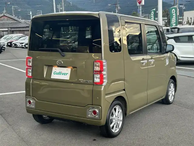ダイハツ ウェイク L VS SAⅢ 愛媛県 2022(令4)年 1.9万km オフビートカーキM KENWOOD7型ナビ/全周囲カメラ/両側電動スライドドア/ドライブレコーダー/アイドリングストップ/LEDヘッドライト/リアソナー/車線逸脱防止装置/衝突被害軽減装置/電格ミラー/後席サンシェイド/ステアリングリモコン/ISOFIX/シガーソケット/現状サマー(純正AW)(155/65/R14)/BRIDGESTONE EcoPia EX20C/禁煙車
