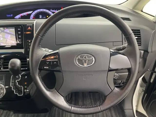 トヨタ エスティマ アエラス プレミアムエディション 群馬県 2016(平28)年 2.3万km ホワイトパールクリスタルシャイン 純正ナビ フルセグTV バックカメラ　プッシュスタート　MTモード付シフト クルーズコントロール ステアリングスイッチ　横滑り防止機能 前方ドライブレコーダー ETC2.0 電動格納ミラー
