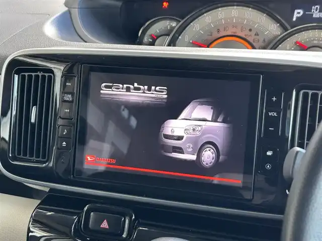 ダイハツ ムーヴ キャンバス G ブラックインテリア リミテッド SAⅢ 静岡県 2019(平31)年 4.2万km パールホワイトⅢ/ライトローズマイカメタリックⅡ 2トーン スマートアシストIII/・衝突回避支援ブレーキ機能/・衝突警報機能/・誤発進抑制機能(前方＋後方)/・車線逸脱警報機能/・先行車発進お知らせ機能/・オートハイビーム/純正8インチナビ/FM/AM/CD/DVD/Bluetooth/SD/両側パワースライドドア/フルセグTV/パノラマモニター/ETC/ドライブレコーダー/フロントガラス熱線/D席シートヒーター/LEDヘッドライト/オートライト