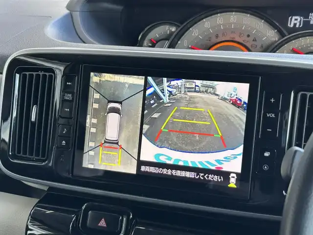 ダイハツ ムーヴ キャンバス G ブラックインテリア リミテッド SAⅢ 静岡県 2019(平31)年 4.2万km パールホワイトⅢ/ライトローズマイカメタリックⅡ 2トーン スマートアシストIII/・衝突回避支援ブレーキ機能/・衝突警報機能/・誤発進抑制機能(前方＋後方)/・車線逸脱警報機能/・先行車発進お知らせ機能/・オートハイビーム/純正8インチナビ/FM/AM/CD/DVD/Bluetooth/SD/両側パワースライドドア/フルセグTV/パノラマモニター/ETC/ドライブレコーダー/フロントガラス熱線/D席シートヒーター/LEDヘッドライト/オートライト