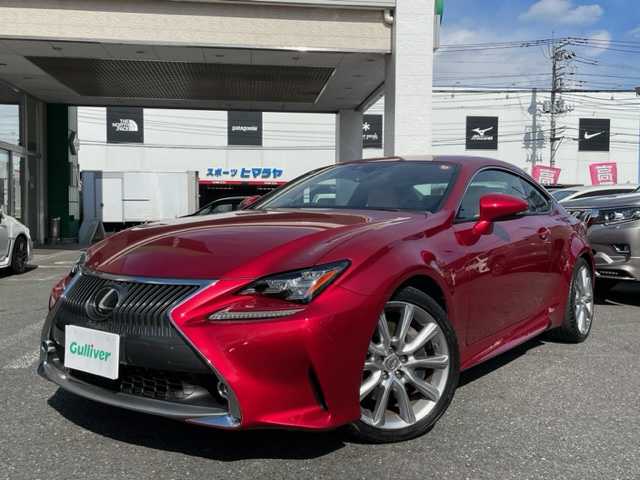 レクサス ＲＣ 350 バージョンL 埼玉県 2014(平26)年 6.3万km ラディアントレッドコントラストレイヤリング AIS検査済み/メーカー純正HDDナビゲーション/（CD/DVD/BT）/フルセグテレビ/バックカメラ/サンルーフ/ベージュレザーシート/プリクラッシュセーフティ/アダプティブクルーズコントロール/ブラインドスポットモニター/レーンキープアシスト/純正19インチアルミホイール/LEDヘッドライト/LEDフォグランプ/パドルシフト/パワーシート/エアーシート/シートヒーター/オートライト/オートハイビーム/オートリトラミラー/クリアランスソナー/プッシュスタート/スマートキー/新車保証書/取扱説明書