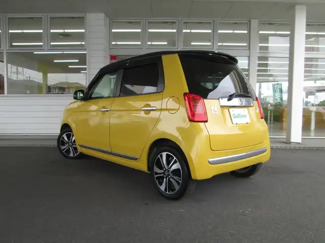 ホンダ Ｎ ＯＮＥ プレミアム ツアラー Lパッケージ 千葉県 2013(平25)年 10.7万km プレミアムイエローパールⅡ ツートンカラースタイル(黄×黒)/純正ナビ、ワンセグTV/バックカメラ/純正オーディオ【DVD/CD/SD】/HIDヘッドライト&ハロゲンフォグ/クルーズコントロール/パドルシフト付き革巻きステアリング/ナビ連動ステアリングスイッチ/社外ツィーター/ETC、スペアキー/取扱説明書/ナビ取扱説明書/整備記録簿(H26/R1/2/3/4/5)