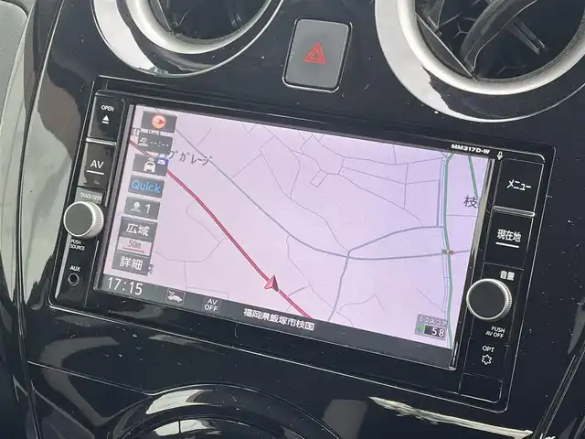 日産 ノート e－パワー X 福岡県 2018(平30)年 5.9万km ブリリアントホワイトパール 全方位カメラ　/バックカメラ/デジタルインナーミラー　/純正７型ナビ/ＥＴＣ　/車両接近装置　/横揺れ防止　/レーンキープアシスト　/プリクラッシュ　/ＤＶＤ再生　/ＴＶ　/Bluetooth/ウィンカーミラー　/純正マット　/電格ミラー　/プッシュスタート/ドアバイザー/スマートキー