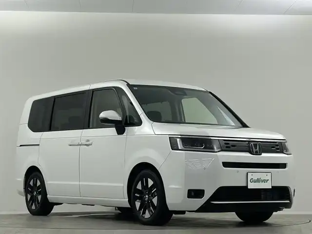 ホンダ ステップワゴン eHEV エアー EX 埼玉県 2025(令7)年 0.1万km未満 プラチナホワイトパール 11.4インチナビHonda CONNECTナビ　バックカメラ　パワーバックドア　両側パワースライドドア　ハーフレザーシート　シートヒーター　ＬＥＤヘッドライト　フォグランプ　スマートキー　プッシュスタート