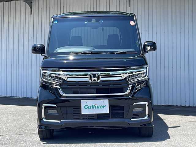 ホンダ Ｎ ＢＯＸ カスタム L ターボ 長野県 2021(令3)年 3.6万km クリスタルブラックパール ターボ/ホンダセンシング /ギャザーズ８インチメモリナビフルセグTV/バックカメラ/ETC/純正前後ドライブレコーダー/両側パワースライドドア/純正１６インチアルミ/クルーズコントロール/ハーフレザーシート/シートヒーター