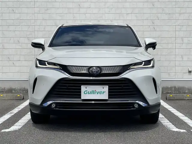 トヨタ ハリアー G 宮崎県 2021(令3)年 5.6万km ホワイトパールクリスタルシャイン 純正ディスプレイオーディオ/・Bluetooth・AM・FM/バックカメラ/ビルトインETC/デジタルインナーミラー/360度ドライブレコーダー【DC5001DT】/パワーバックドア/D席パワーシート/純正フロアマット/純正18インチアルミホイール/Fエンブレム・ヘッドライト・ドアピラー【PPF】/スペアキー有り/取説・DA取説・保証書