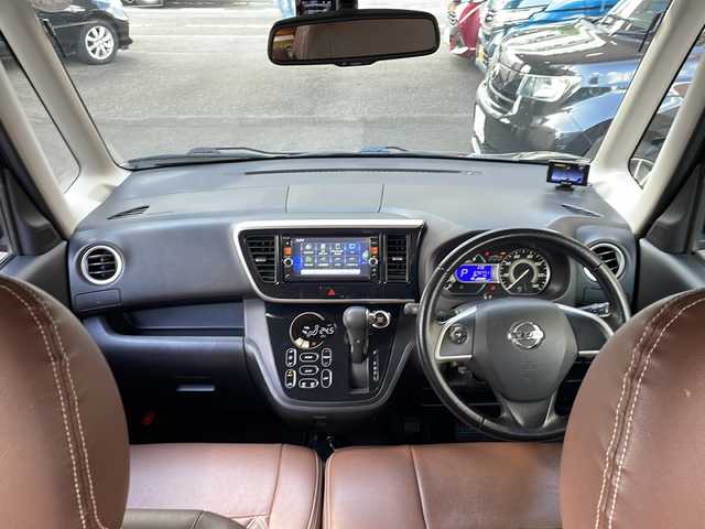 日産 デイズ ルークス ハイウェイスターX Gパッケージ 道央・札幌 2019(令1)年 7.6万km アッシュブラウンM 純正SDナビ/(フルセグTV/FM/AM/CD/DVD/BT/USB)/アラウンドビューモニター/両側パワースライドドア/ETC/オートライト/ステアリングスイッチ/社外ドライブレコーダー/プッシュスタート/スマートキー/アイドリングストップ/社外レーダー探知機/スペアキー/社外14インチAW付冬タイヤ/純正15インチAW付夏タイヤ積込