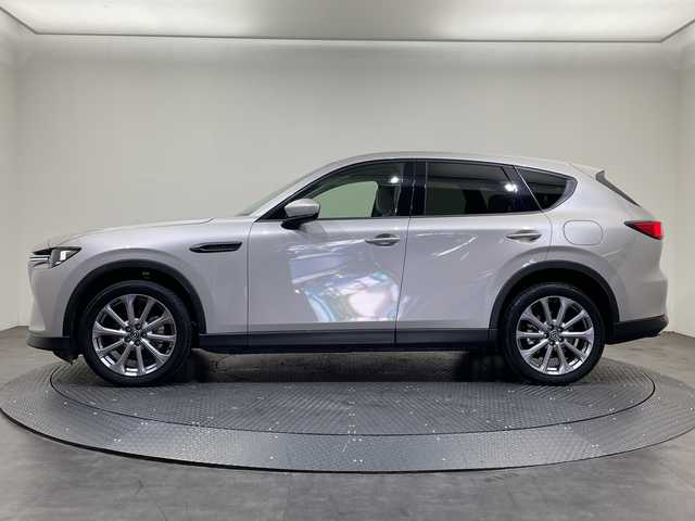 マツダ ＣＸ－６０ 25S エクスクルーシブモード 愛媛県 2023(令5)年 2万km プラチナクォーツメタリック １２．３型ナビ/フルセグ／Ｂｌｕｅｔｏｏｔｈ／ａｐｐｌｅｃａｒｐｌａｙ／ａｎｄｒｏｉｄａｕｔｏ/全方位カメラ/衝突軽減ブレーキ/レーダークルーズコントロール/電動リアゲート/前後ドライブレコーダー/前後コーナーセンサー/オートマチックハイビーム/DN席パワーシート/シートヒーター/レザーシート/ブラインドスポットモニター