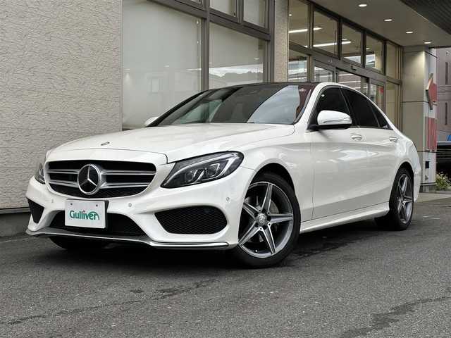 メルセデス・ベンツ Ｃ２００ アバンギャルド AMGライン 大阪府 2015(平27)年 6.4万km ダイヤモンドホワイト 純正ナビ/（フルセグ／ＢＴ／ＣＤ／ＤＶＤ）/サンルーフ/バックカメラ/横滑り防止/レーンキープ/車間距離設定/コーナーセンサー/パワーシート/シートヒーター/メモリシート/パワーバックドア/ＥＴＣ/保証書/取扱説明書/記録簿