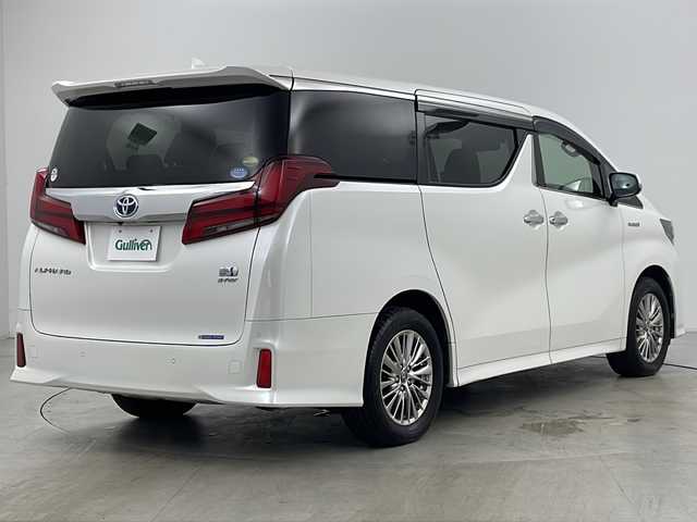 トヨタ アルファードハイブリット SR Cパッケージ 道央・札幌 2018(平30)年 6.5万km ホワイトパールクリスタルシャイン ・4WD/・純正ナビ&CD&DVD&BT&SD&HDMI&TV/・両側パワースライドドア/・パワーバックドア/・バックカメラ/・純正フリップダウンモニター/・トヨタセーフティセンス/・レーダークルーズコントロール/・前席パワーシート/・D席メモリシート/・前席シートヒーター/・前席ベンチレーションシート/・レザーシート/・AC100V/・ステアリングスイッチ/・社外フロアマット/・LEDヘッドライト/・LEDフォグランプ/・オートライト/・オートマチックハイビーム/・スマートキー