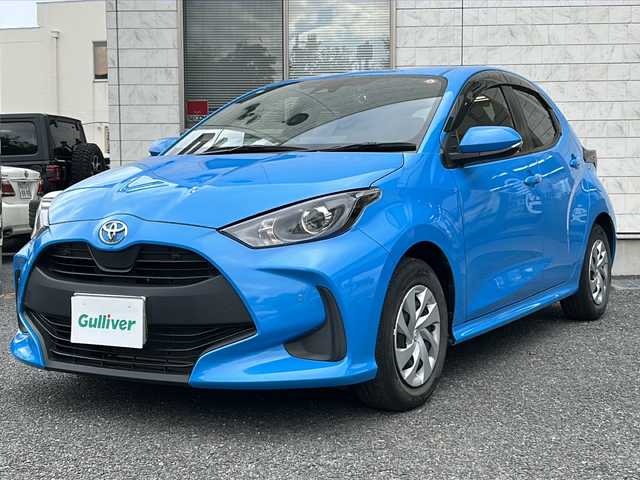 トヨタ ヤリス G 埼玉県 2020(令2)年 1.5万km シアンM 純正ナビ　/(USB/FM/AM/Bluetooth)/バックカメラ　/ドラレコ(F/R)/ワンオーナー　/ETC　/ドアバイザー　/TRC　/オートライト　/オートハイビーム　/ステアリングスイッチ　/電格ミラー　/純正フロア/ライトレベライザー/クルコン追従　/プッシュスタート　/ISOFIX /BSM/プッシュスタート/レーンキープアシスト/LEDライト/イモビライザー/スマートキー/スペアキー