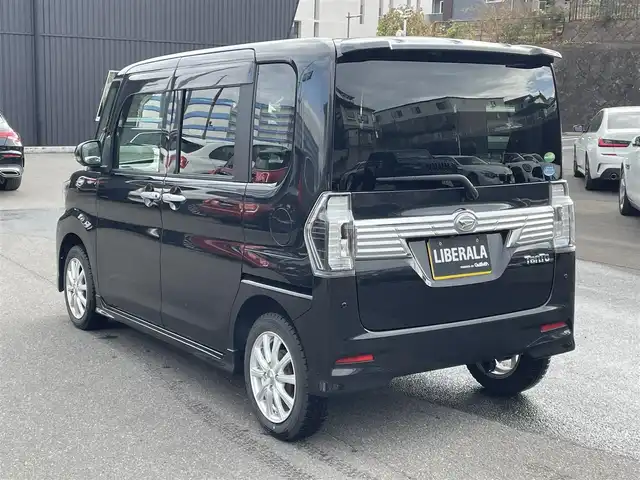 ダイハツ タント カスタムX トップED VS SAⅢ 福島県 2019(令1)年 3.1万km ブラックマイカメタリック 純正SDナビ/フルセグTV/全方位カメラ/両側パワースライドドア/運転席パワーシート/ドライブレコーダー/ETC/スペアキー/社外１４AW/純正１４AWノーマルタイヤ積込