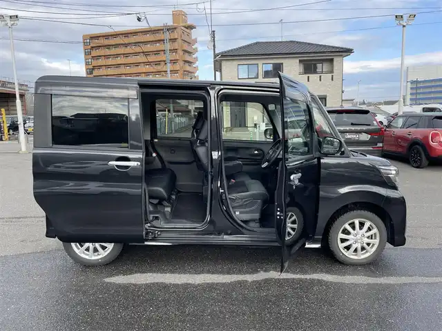 ダイハツ タント カスタムX トップED VS SAⅢ 福島県 2019(令1)年 3.1万km ブラックマイカメタリック 純正SDナビ/フルセグTV/全方位カメラ/両側パワースライドドア/運転席パワーシート/ドライブレコーダー/ETC/スペアキー/社外１４AW/純正１４AWノーマルタイヤ積込