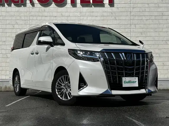 トヨタ アルファード G 富山県 2019(令1)年 4.4万km ホワイトパールクリスタルシャイン 4WD/純正ナビ/Bluetooth/フルセグテレビ/CD/DVD/純正フリップダウンモニター/両側パワースライドドア/パワーバックドア/パワーシート/シートヒーター/エアシート/バックモニター/クルーズコントロール/コーナーセンサー/ドライブレコーダー/ETC2.0/スマートキー/スペアキー1本/オートライト