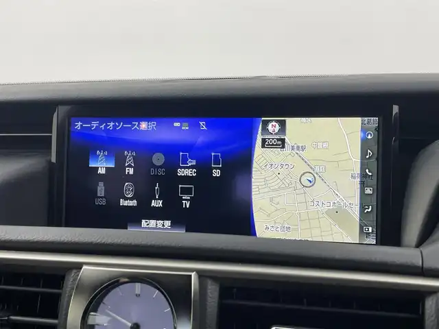 レクサス ＩＳ 300h Fスポーツ 埼玉県 2018(平30)年 1.7万km ヒートブルーコントラストレイヤリング メーカーナビ　黒レザースポーツシート　三眼ＬＥＤヘッドランプ　ベンチレーション　シートヒーター　ＥＴＣ２．０　セーフティシステムプラス　レーダークルーズコントロール　バックカメラ　パワーシート　メモリーシート