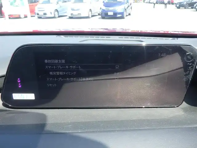マツダ マツダ３セダン 20S プロアクティブ ツーリングS 千葉県 2022(令4)年 3.4万km ソウルレッドクリスタルM i-ACTIVSENSE/・スマートブレーキサポート/・ブラインドスポットモニタリング/・レーンキープ・アシスト・システム/アクティブ・ドライビング・ディスプレイ/純正SDナビ/地デジTV/【DVD/CD再生機能　Bluetooth接続】/360°ビュー・モニター/リバース連動ドアミラー（左）/革巻きステアリング/ステアリングスイッチ/ドライブレコーダー（前後撮影）/ETC/LEDヘッドライト/ウインカーミラー/コーナーセンサー/純正18インチアルミホイル/サイド/カーテンエアバッグ/アドバンストキーレスエントリー