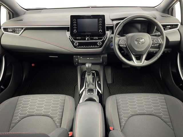 トヨタ カローラ スポーツ ハイブリッドG Z 新潟県 2021(令3)年 0.7万km アティチュードブラックマイカ 純正ナビ　CD・DVD・Bluetooth/トヨタセーフティセンス　/ドラレコ前後/レーダークルーズコントロール/クリアランスソナー/BSM/LEDヘッドライト/バックモニター/ビルトインETC
