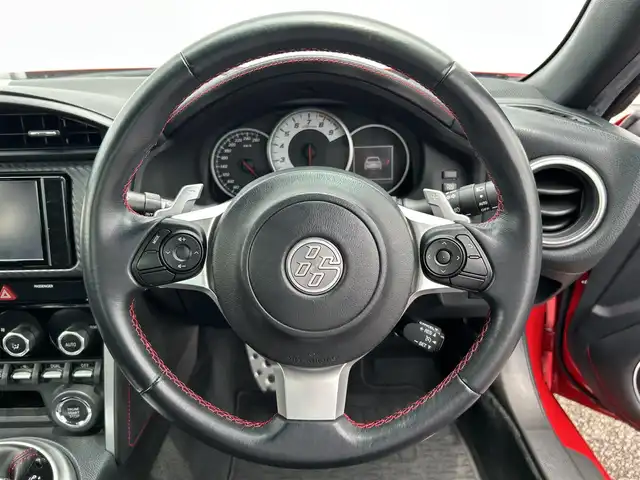 トヨタ ８６ GT 熊本県 2018(平30)年 4.6万km ピュアレッド 純正カーナビ（NSZT-W68T)/・AM/FM/CD/DVD/BT/・フルセグTV/・バックカメラ/クルーズコントロール/アンチロック・ブレーキ・システム/横滑り防止装置/盗難防止装置/革巻きステアリング/・ステアリングリモコン/・パドルシフト/電動格納ミラー/デュアルエアコン/電動トランク/カーテシランプ/フォグランプ/Snow/Sport/Trackモード搭載/社外ホイール（BSS)