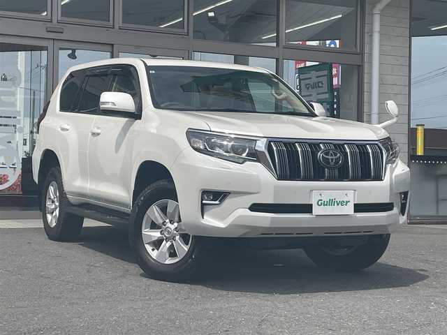 トヨタ ランドクルーザー プラド TX Lパッケージ 青森県 2021(令3)年 4.2万km ホワイトパールクリスタルシャイン 7人/サンルーフ/純正ＳＤナビフルセグ（ＮＳＺＴ－Ｙ６８Ｔ）/バックモニター/本革シート/純正17AW/シートヒーター/クリアランスソナー/純正エンスタ/ビルトインＥＴＣ/ＬＥＤヘッドライト/ディーラー記録簿５枚/新車時保証書/取扱説明書