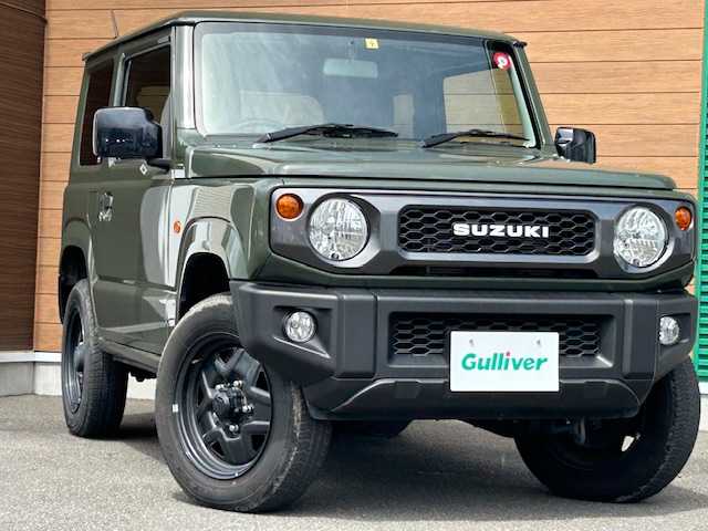 スズキ ジムニー XL 静岡県 2022(令4)年 2.3万km ジャングルグリーン ワンオーナー/社外ディスプレイオーディオ/Bluetooth/純正フロアマット/スマートキー/プッシュスタート/オートライト/アイドリングストップ/ETC