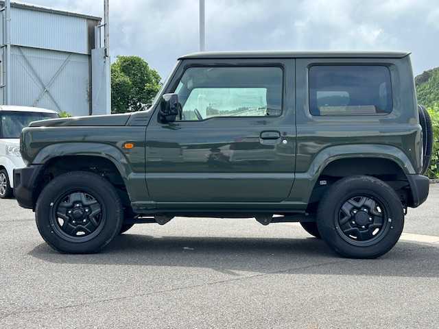 スズキ ジムニー XL 静岡県 2022(令4)年 2.3万km ジャングルグリーン ワンオーナー/社外ディスプレイオーディオ/Bluetooth/純正フロアマット/スマートキー/プッシュスタート/オートライト/アイドリングストップ/ETC