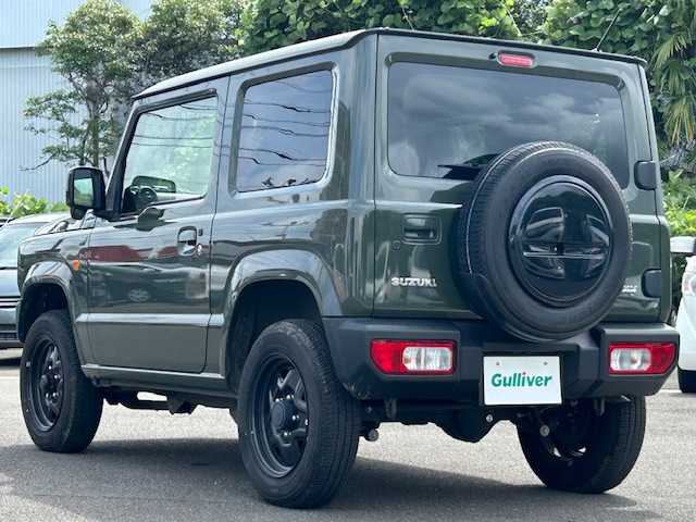 スズキ ジムニー XL 静岡県 2022(令4)年 2.3万km ジャングルグリーン ワンオーナー/社外ディスプレイオーディオ/Bluetooth/純正フロアマット/スマートキー/プッシュスタート/オートライト/アイドリングストップ/ETC
