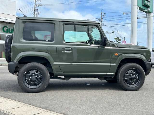 スズキ ジムニー XL 静岡県 2022(令4)年 2.3万km ジャングルグリーン ワンオーナー/社外ディスプレイオーディオ/Bluetooth/純正フロアマット/スマートキー/プッシュスタート/オートライト/アイドリングストップ/ETC