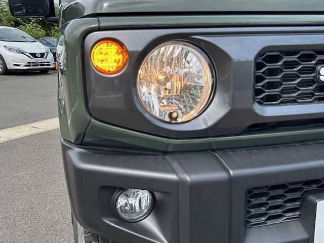 スズキ ジムニー XL 静岡県 2022(令4)年 2.3万km ジャングルグリーン ワンオーナー/社外ディスプレイオーディオ/Bluetooth/純正フロアマット/スマートキー/プッシュスタート/オートライト/アイドリングストップ/ETC