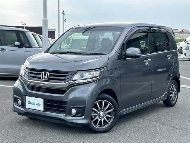 ホンダ Ｎ ＷＧＮ カスタム G ターボパッケージ 奈良県 2014(平26)年 0.9万km ポリッシュドメタルメタリック 純正インターナビ [VXM-155VSi]/(BT/DVD/CD/FM/AM)/フルセグTV /バックカメラ /360度＋リアドライブレコーダー/ハーフレザーシート /パドルシフト /革巻きステアリング /LEDヘッドライト /フォグライト /クルーズコントロール /３点エアバッグ