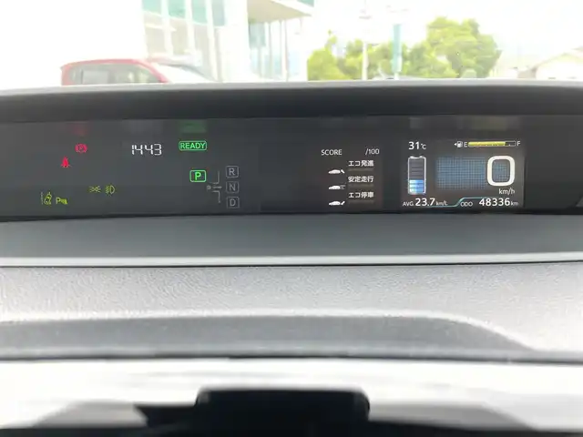 トヨタ プリウス Sツーリングセレクション 茨城県 2019(平31)年 4.9万km ブルーM 純正SDナビ/　　BT/CD/DVD/フルセグ/バックカメラ/アダプティブクルーズコントロール/LEDオートライト/オートマチックハイビーム/レザーシート/シートヒーター/純正17インチアルミホイール/コーナーセンサー/ETC2.0/スマートキー