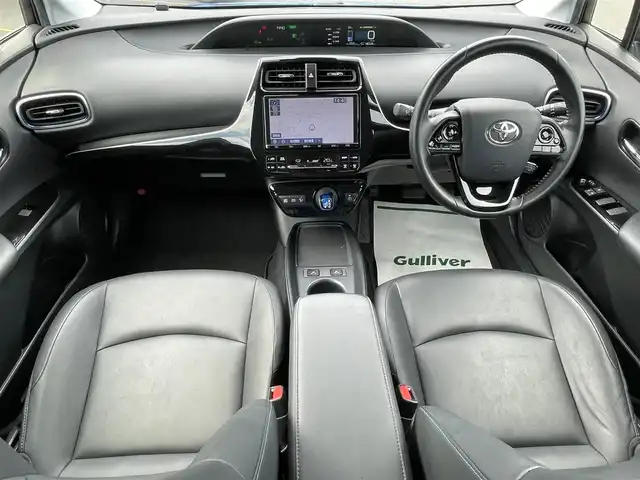 トヨタ プリウス Sツーリングセレクション 茨城県 2019(平31)年 4.9万km ブルーM 純正SDナビ/　　BT/CD/DVD/フルセグ/バックカメラ/アダプティブクルーズコントロール/LEDオートライト/オートマチックハイビーム/レザーシート/シートヒーター/純正17インチアルミホイール/コーナーセンサー/ETC2.0/スマートキー