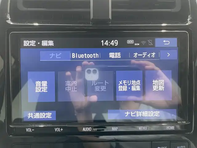 トヨタ プリウス Sツーリングセレクション 茨城県 2019(平31)年 4.9万km ブルーM 純正SDナビ/　　BT/CD/DVD/フルセグ/バックカメラ/アダプティブクルーズコントロール/LEDオートライト/オートマチックハイビーム/レザーシート/シートヒーター/純正17インチアルミホイール/コーナーセンサー/ETC2.0/スマートキー