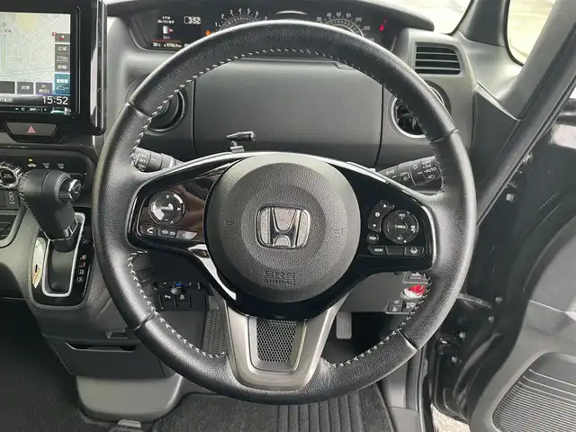 ホンダ Ｎ ＢＯＸ カスタム L スタイル+ブラック 千葉県 2022(令4)年 5.4万km クリスタルブラックパール 9インチSDナビ【MDV-M908HDL】/・CD/DVD/MSV/Bluetooth/フルセグ/バックカメラ/両側パワースライドドア/HONDA SENSING/・アダプティブクルーズコントロール/・衝突軽減ブレーキ/・車線維持支援システム/・誤発進抑制機能/・先行車発進お知らせ機能/・オートハイビーム/・標識認識機能/前席シートヒーター/コーナーセンサー/スマートキー×2/社外前後ドライブレコーダー【TZ-D215W】/ETC/純正LEDヘッドライト/フォグランプ/専用ブラック14インチアルミホイール/ヘッドライトレベライザー/本革巻きステアリング/サイド＆カーテンエアバッグ